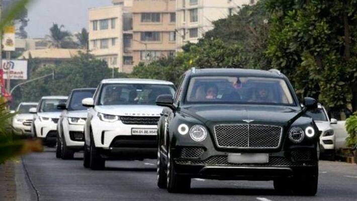 Ambanis Children Followed By Convoy Of Security Cars Worth Rs 16 Crore Ambanis Children Followed By Convoy Of Security Cars Worth Rs 16 Crore