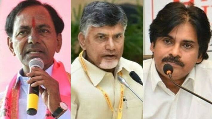 KCR with YS Jagan leaving pawan Kalyan alone KCR with YS Jagan leaving pawan Kalyan alone
