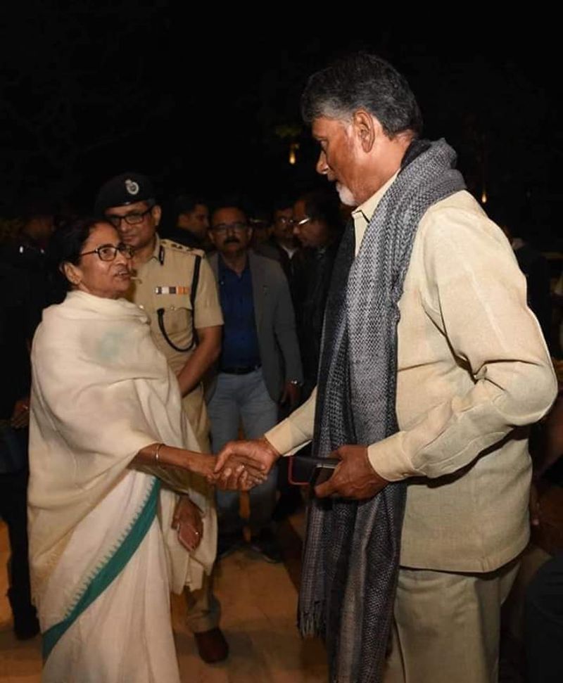 Chandrababu in for inited India rally