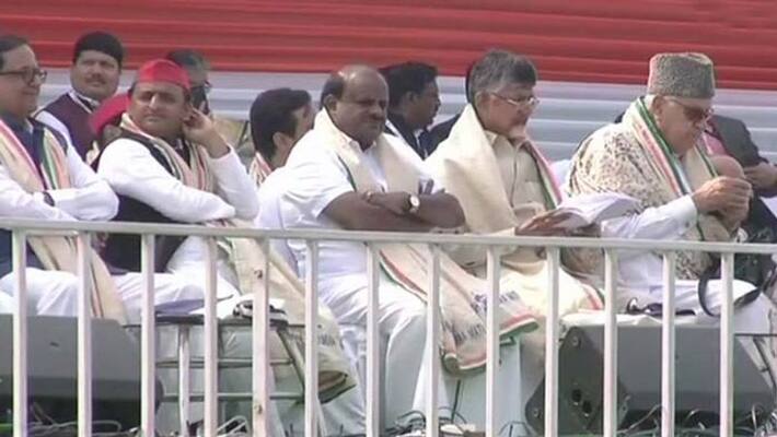 mahakutami leaders says our target is bjp defeated mahakutami leaders says our target is bjp defeated