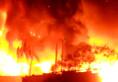 Bengaluru 20 huts gutted in plastic godown fire no casualties Nayandahalli