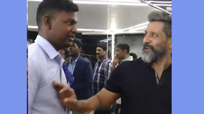 vikram refused to take selfie vikram refused to take selfie