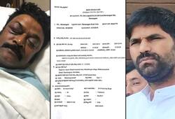 Karnataka Congress MLA drunken brawl Anand Singh files complaint Ganesh suspended