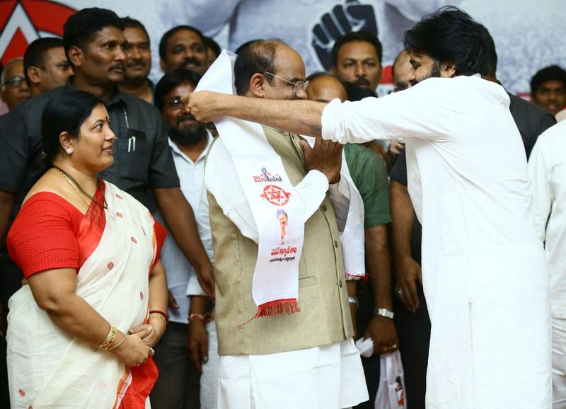akula satyanarayana joined janasena party
