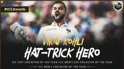 Virat Kohli sweeps ICC awards, first player to bag top three awards in single year