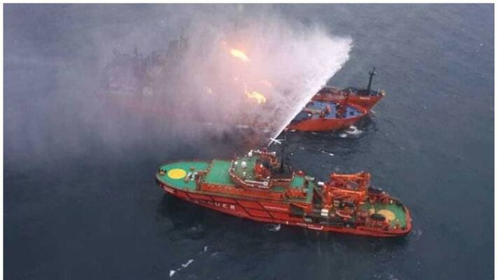 six Indians rescued from the vessels caught fire in black sea six Indians rescued from the vessels caught fire in black sea