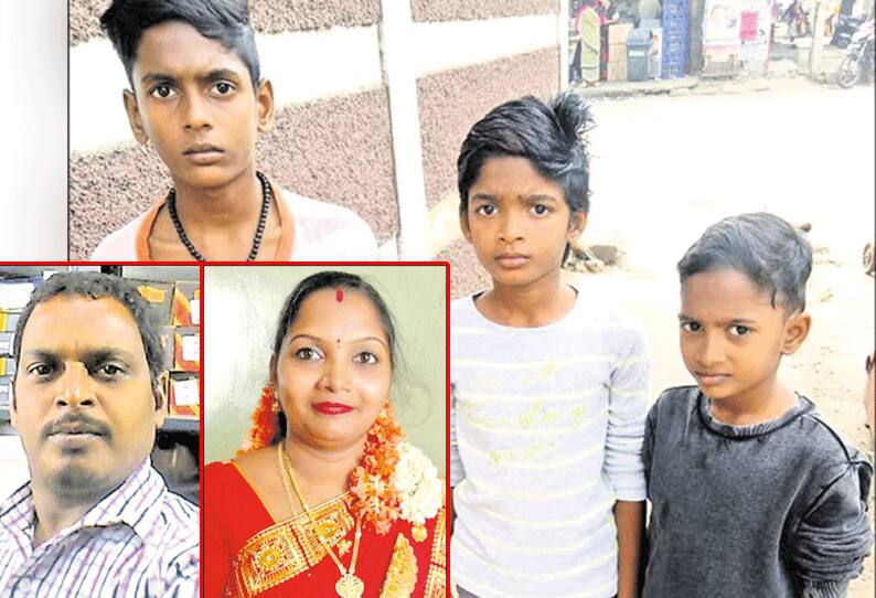 chennai husband killed wife and sucide