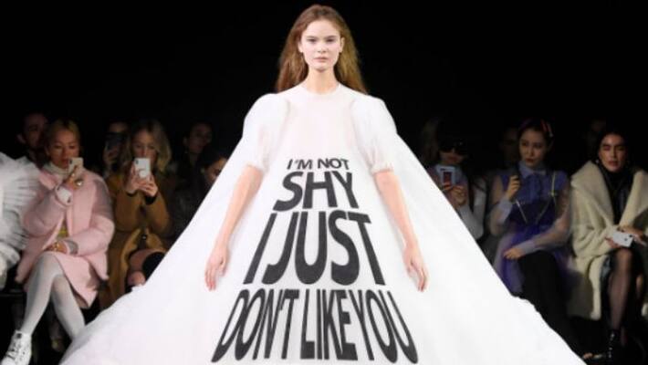 gowns which has funny and rude statements on it gowns which has funny and rude statements on it