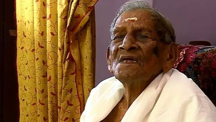 110 years old man from kottayam 110 years old man from kottayam