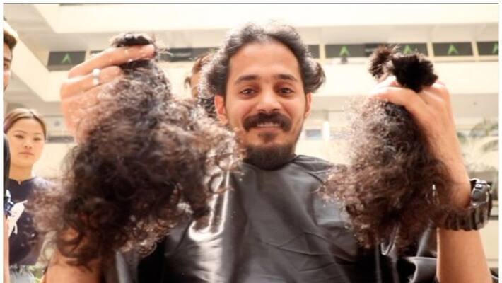 technopark employees donate hair for cancer patients in thiruvananthapuram technopark employees donate hair for cancer patients in thiruvananthapuram