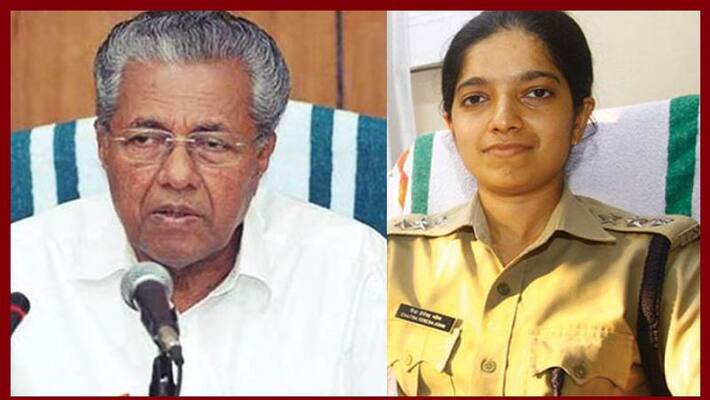 again pinarayi vijayan against Chaitra Teresa John ips again pinarayi vijayan against Chaitra Teresa John ips