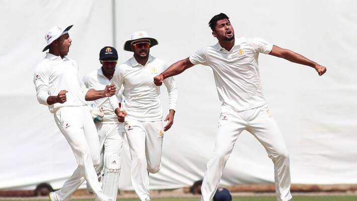 Ranji Trophy Karnataka Thrash Puducherry by innings and 7 runs kvn Ranji Trophy Karnataka Thrash Puducherry by innings and 7 runs kvn