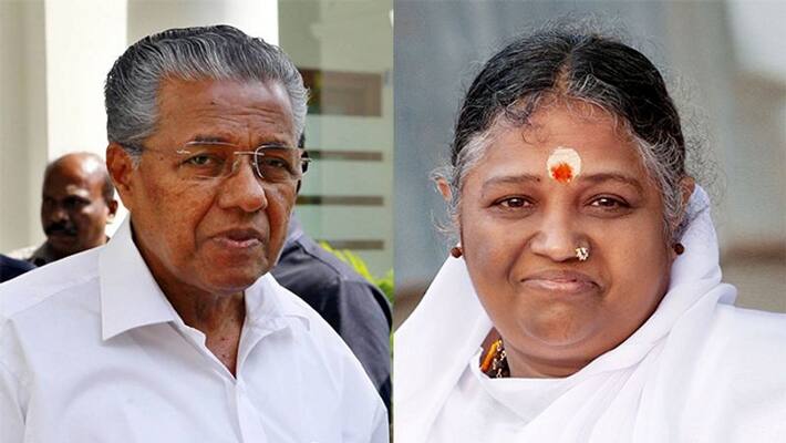 pinarayi against Mata Amritanandamayi pinarayi against Mata Amritanandamayi