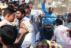 Republic Day 2019 Dalit associations create ruckus allege insult to Ambedkar Karnataka