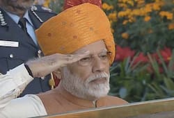 PM Modi turban was center of attraction on this republic day celebration