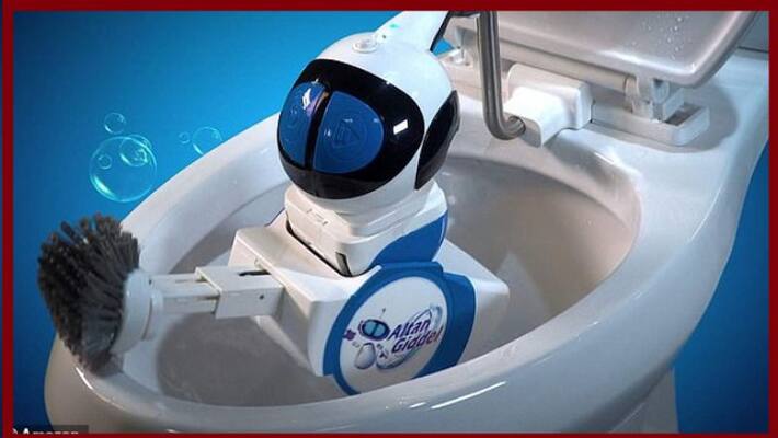 first portable lavatory cleaning robot is being sold online first portable lavatory cleaning robot is being sold online