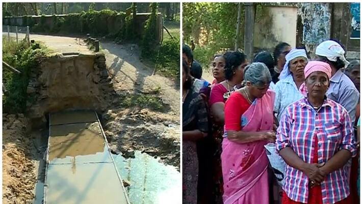 thozhilurappp workers joins hands to rebuild broken bridge thozhilurappp workers joins hands to rebuild broken bridge