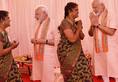 PM Modi meets Mudra entrepreneur Arulmozhi, whose thermos flasks PMO ordered