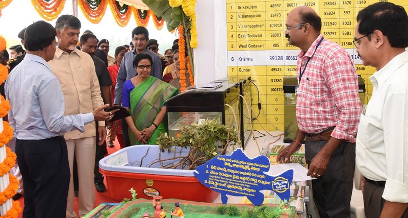 కొమరోలులో చంద్రబాబు దంపతులు(ఫోటోలు)