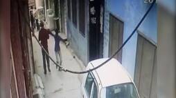 CCTV Capture of live mobile snatch in