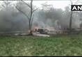 Jaguar fighter plane crashes in Uttar Pradesh village; pilot ejects safely