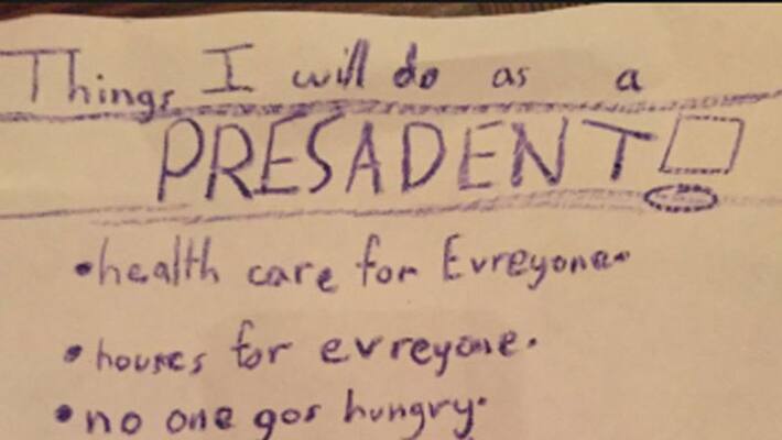 if i am the president of america viral note of eight year old girl if i am the president of america viral note of eight year old girl
