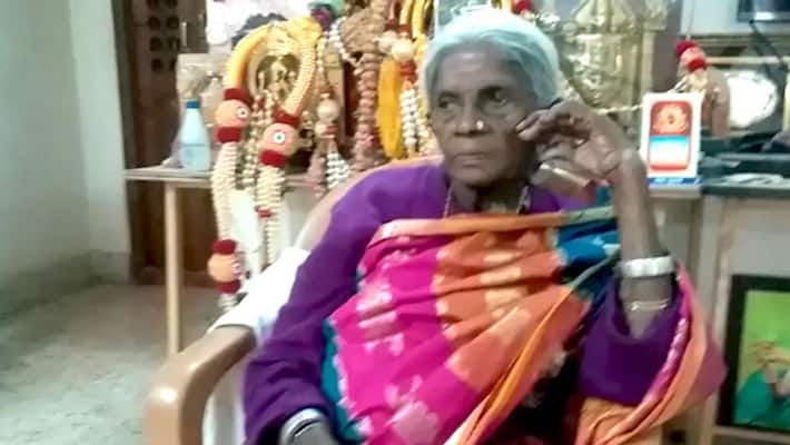 salumarada thimmakka Thanks To doctors after Heath recovered In Hassan salumarada thimmakka Thanks To doctors after Heath recovered In Hassan