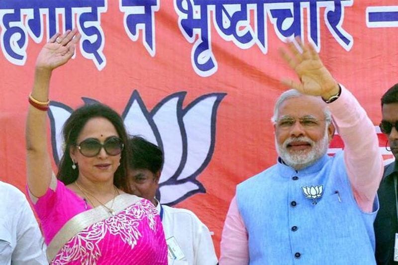 Hema Malini: Dream Girl of Bollywood, Hema Malini works with Bharatiya Janata Party (BJP). From 2003 to 2009, she also served as an MP to the upper house – the Rajya Sabha. In 2014, Malini was elected to the Lok Sabha.