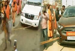 Kumbh Mela 2019 Naga Sadhu pulls car with genitals