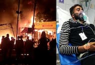 Fire at Nampally exhibition in Hyderabad people hospitalised shopes gutted