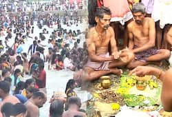 devotees visit Tamil nadu ramamathaswamy temple for ancestral worship