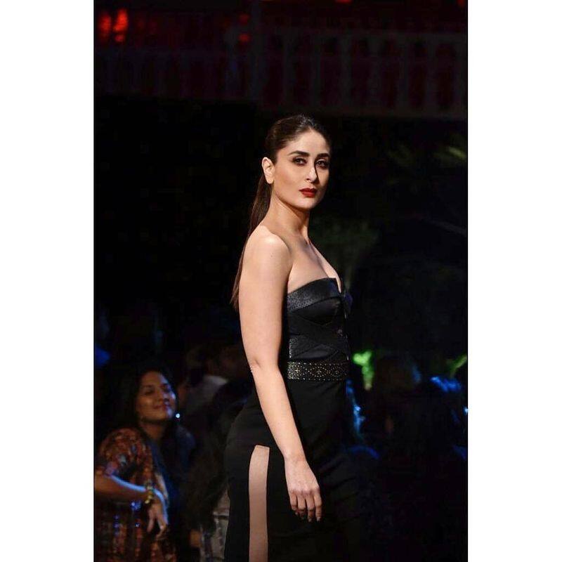 Bebo aka Kareena Kapoor Khan turned muse for designer duo Shantanu and Nikhil in black leather.