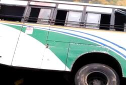 Bus fall in to drain, one dozen passenger injured