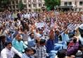 UP state employee went to strike, services effected in state