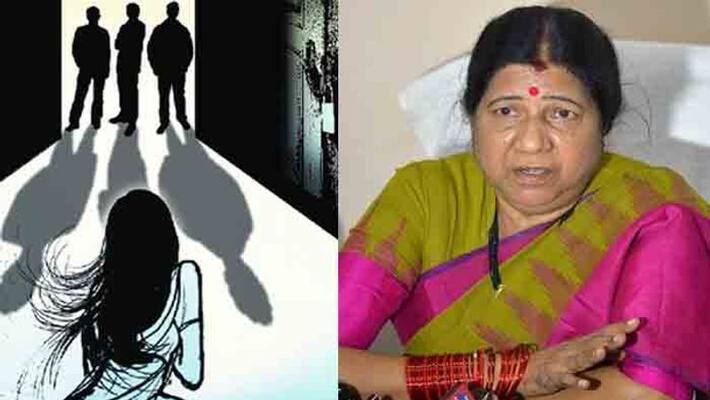 AP Womens commission chairperson nannapaneni Rajakumari visites sullurupeta gang rape victim AP Womens commission chairperson nannapaneni Rajakumari visites sullurupeta gang rape victim