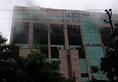 Watch: Thick smoke billowing out of Noida hospital, fire tenders trying to douse flame