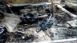 Two people died in Fire in the car