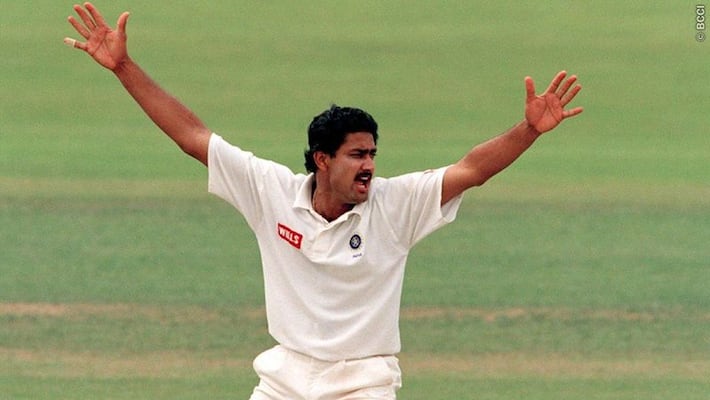 On This Day in 1999, Anil Kumble Takes 10 Wickets in a Test Innings against Pakistan, Watch Video MSV 