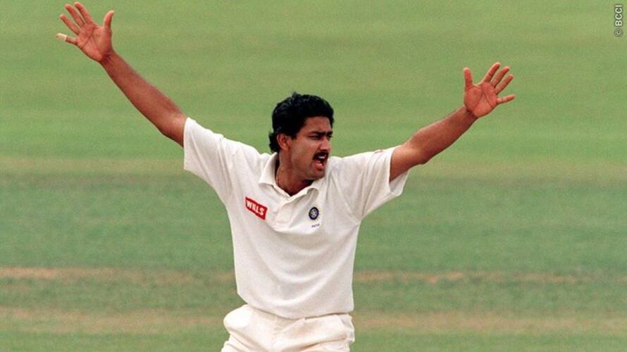 On This Day in 1999, Anil Kumble Take 10 Wickets in a Test Innings against Pakistan, Watch Video MSV On This Day in 1999, Anil Kumble Take 10 Wickets in a Test Innings against Pakistan, Watch Video MSV
