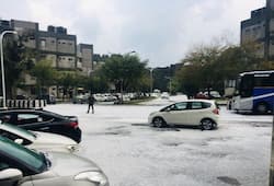 Noida turns 'Shimla': Check out how part of NCR got covered in white (In Pics)