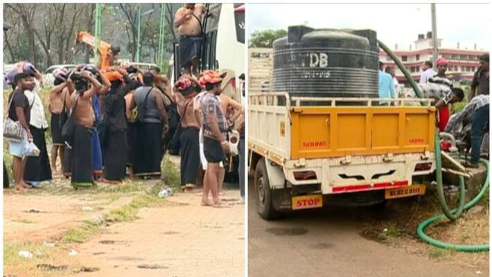 Construction Of Nilakkal drinking water Project remain incomplete Construction Of Nilakkal drinking water Project remain incomplete