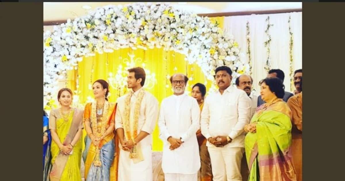 It S Official Rajinikanth S Daughter Soundarya Gets Married To Vishagan