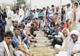 Gujjar reservation becoming fierce in Rajasthan, protester torched vehicle