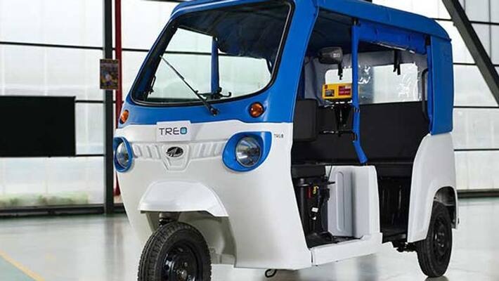 Mahindra Treo electric three wheeler range clocks 5000 unit sales Mahindra Treo electric three wheeler range clocks 5000 unit sales