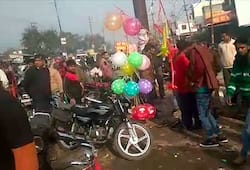 4 cylinders injured after filling gas filling in balloon