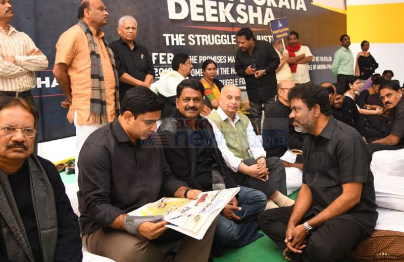చంద్రబాబు ఢిల్లీ దీక్షకు జాతీయ నేతల మద్దతు