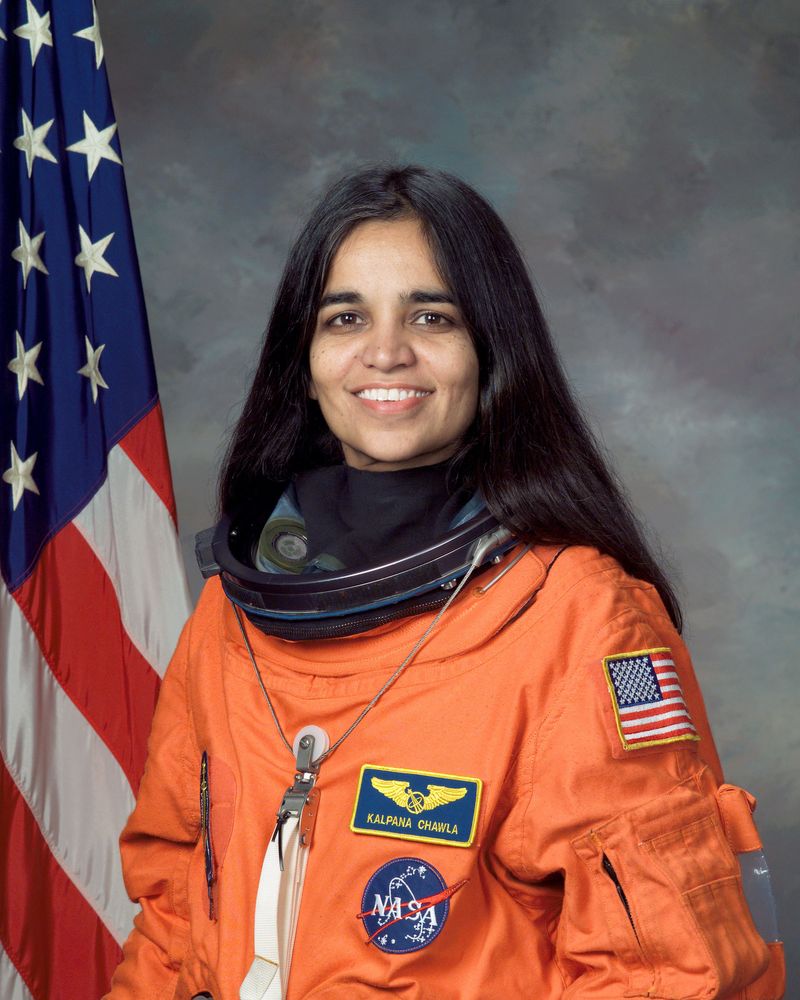 the first female of Indian origin to go to space, was known to fly the Space Shuttle Columbia in 1997 as a mission specialist and primary robotic arm operator. She was posthumously awarded the Congressional Space Medal of Honor, and several streets, universities and institutions have been named in her honor.