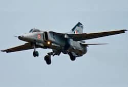 MiG 27 fighter aircraft crash Jaisalmer pilot ejects safely