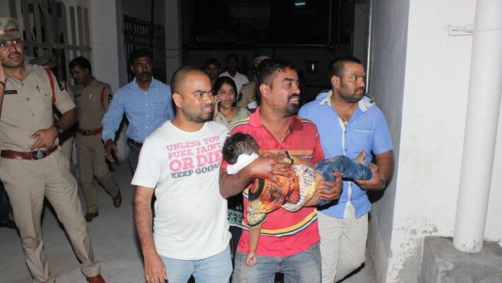 Road accident at Nallakunta: Child dies Road accident at Nallakunta: Child dies