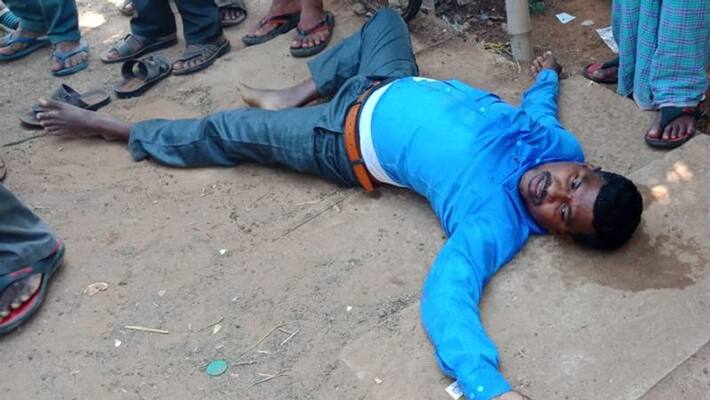TDP leader attacks YCP members at srikakulam TDP leader attacks YCP members at srikakulam
